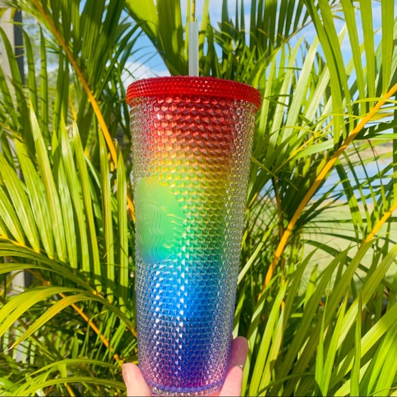 Starbucks China Pride Studded Cup Rainbow Tumbler Venti 24oz New Overseas 2021 - Picture 11 of 16
